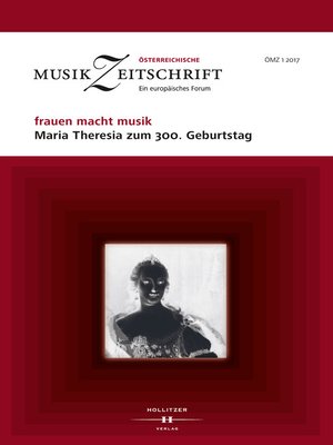 cover image of frauen macht musik. Maria Theresia zum 300. Geburtstag